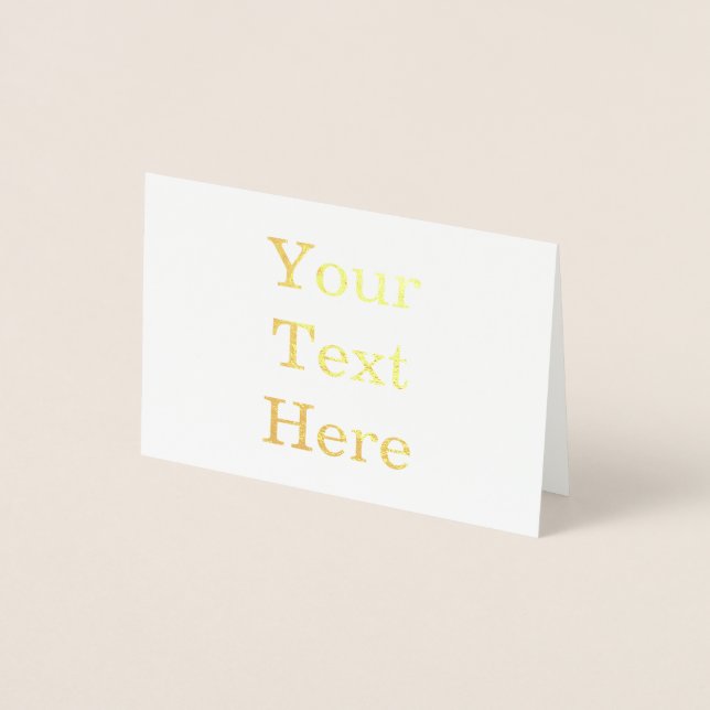 Carte dorée Mini (8,9 cm x 12,7 cm) (Devant)