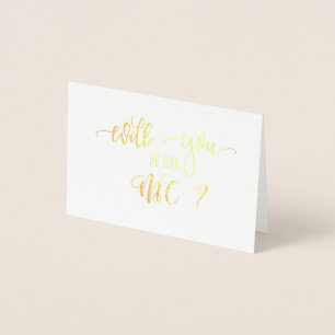 Dorée Gold Serez-Vous Notre Carte De Demande Mariage MC
