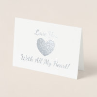 HAMbWG - Carte à huile d'argent - Gold Heart
