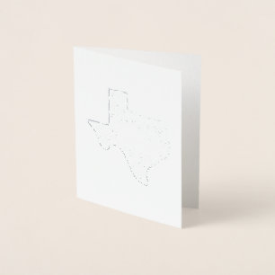 Dorée Quelqu'un au Texas aime votre carte de voeux