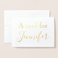 Une carte pour un être cher