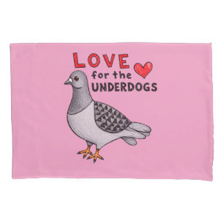 D'oreillers Amour pour les outsiders – Housse de coussin rose 