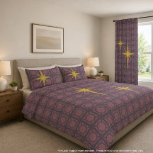 Housse de coussin Starburst du milieu du siècle