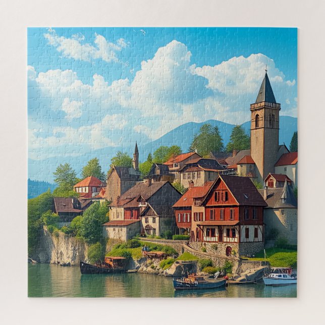 Dorf am See (Vertikal)