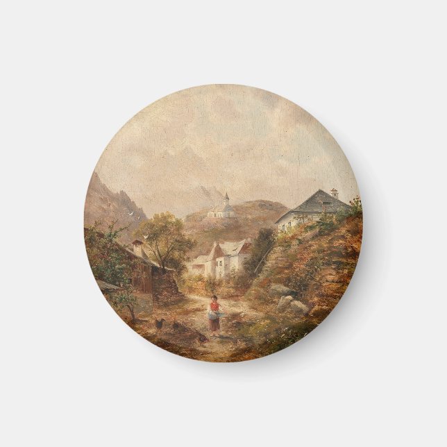 Dorf - Emil Barbarini Magnet (Vorne)
