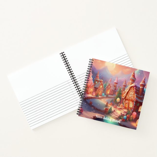 Dorf Gingerbread Notizbuch (Innenseite)