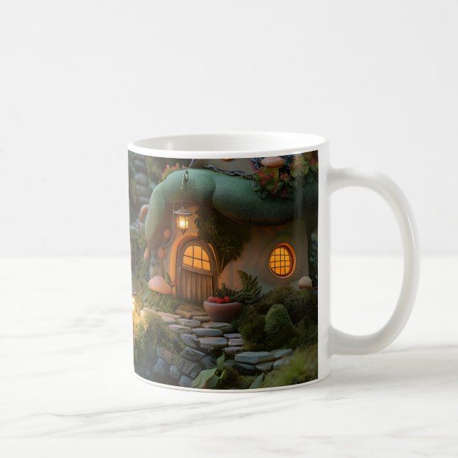 Dorf Gnome Kaffeetasse (Rechts)