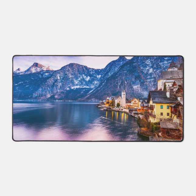 Dorf Hallstatt Österreich Schreibtischunterlage (Vorderseite)
