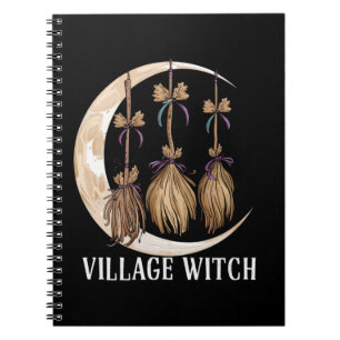 Dorf Hexengotik Okkult Wicca Landschaft Notizblock