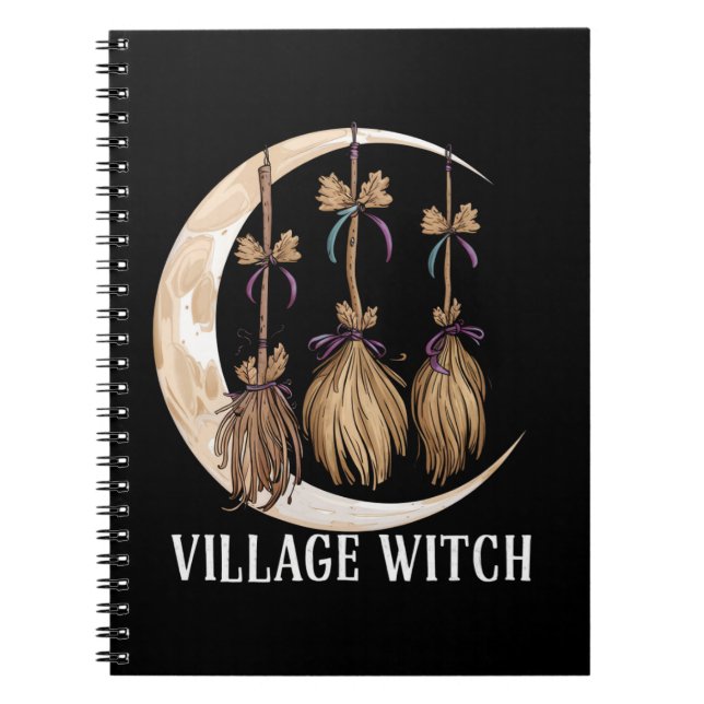 Dorf Hexengotik Okkult Wicca Landschaft Notizblock (Vorderseite)