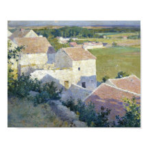 Dorf im Sommer Landschaftsmalerei