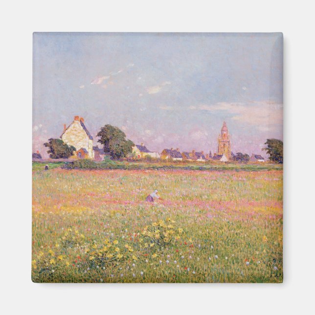 Dorf in der Nähe von Rouen Magnet (Vorne)