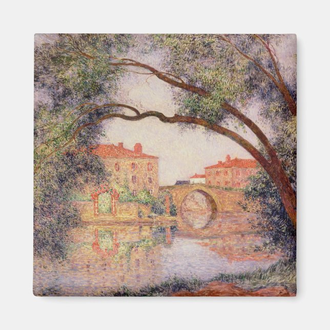 Dorf in der Normandie Magnet (Vorne)