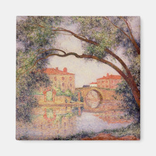 Dorf in Normandie Magnet