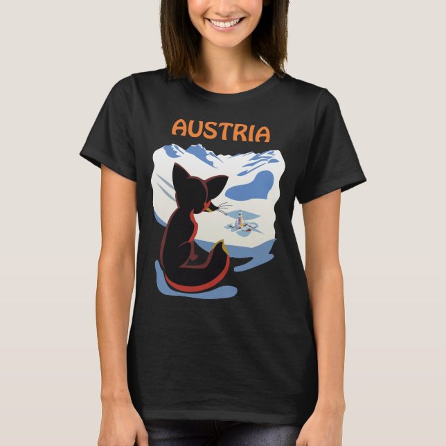 Dorf in Österreich T-Shirt (Vorderseite)
