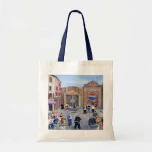 Dorf in Provence Tragetasche