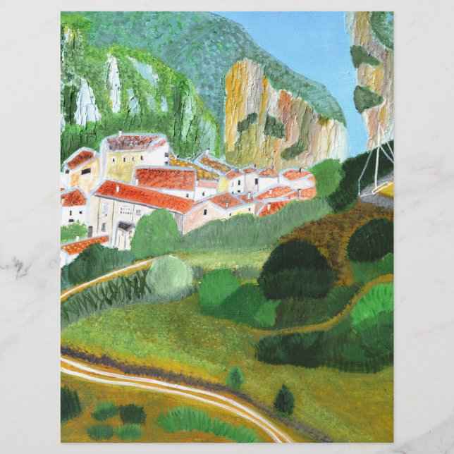 Dorf in the Mountain (Vorderseite)