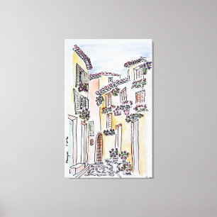 Dorf Mougins Provence, Südfrankreich Leinwanddruck