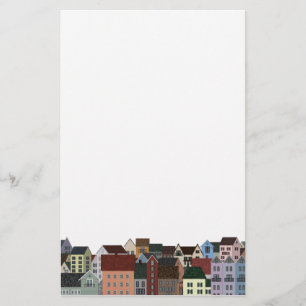 Dorf-Panorama Briefpapier