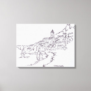 Dorf Speracedes   Provence, Frankreich Leinwanddruck
