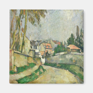 Dorf-Straße, 1879-82 (Öl auf Leinwand) Magnet