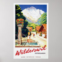 Dorf Wilderswil, Interlaken, Schweiz