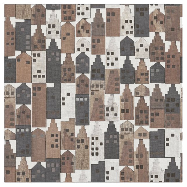Dorfgewebe aus Holz Stoff (Nahaufnahme)