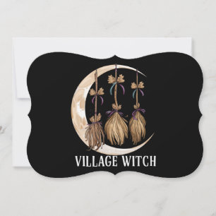 Dorfhexe Gothic Okkult Wicca Heidnische Natur Einladung