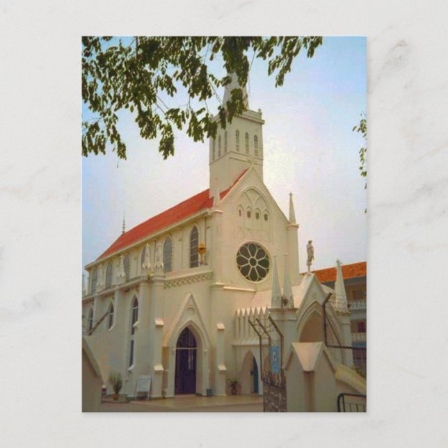 Dorfkirche, Schweiz Postkarte (Vorderseite)