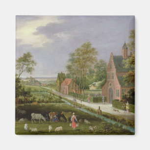 Dorflandschaft Magnet