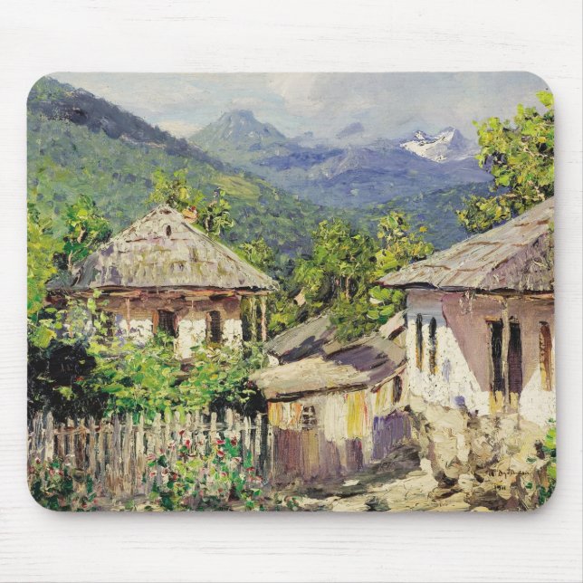 Dorfszene von Dubovskoy, 1911 Mousepad (Vorne)