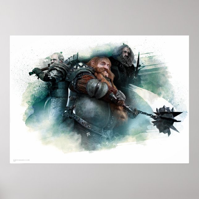 Dori, Bombur und Oin Graphic Poster (Vorne)
