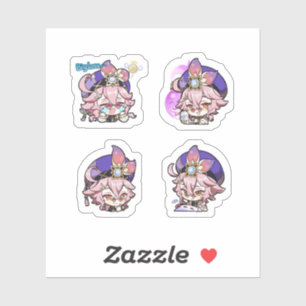 Dori Genshin Impact 4er Stickerbogen Aufkleber