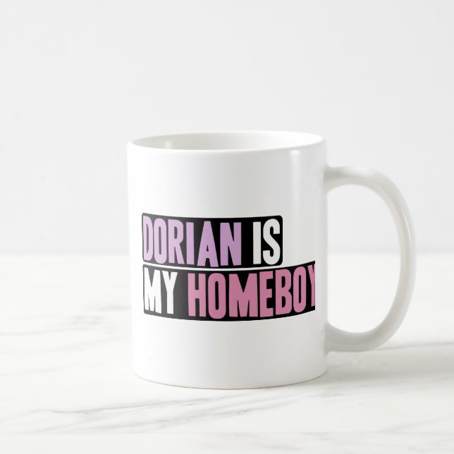 Dorian ist mein Heim Kaffeetasse (Rechts)