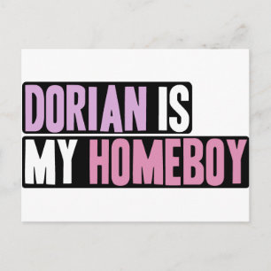 Dorian ist mein Heim Postkarte
