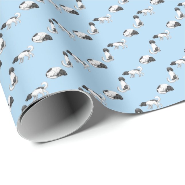 Doris der Hund  Geschenkpapier (Rolleneckpunkt)