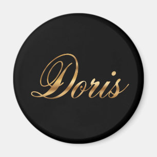 Doris gold Design Lettering Magnet