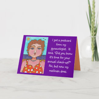 DORIS:  Ich got eine Postkarte… - Grußkarte Karte