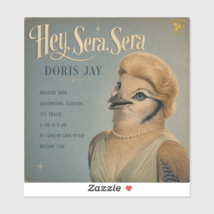 Doris Jay Album: eine Parodie Aufkleber