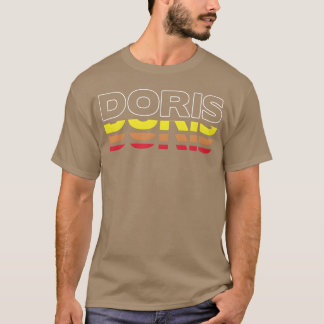 Doris Vorname Lustig Vintage Sonnenuntergang Doris T-Shirt