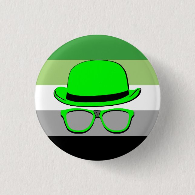 Dork Night Arrow Pride Button (Vorderseite)