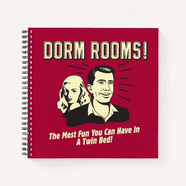 Dorm Room: Die meisten Spaß Zweibettzimmer Notizbuch (Vorderseite)