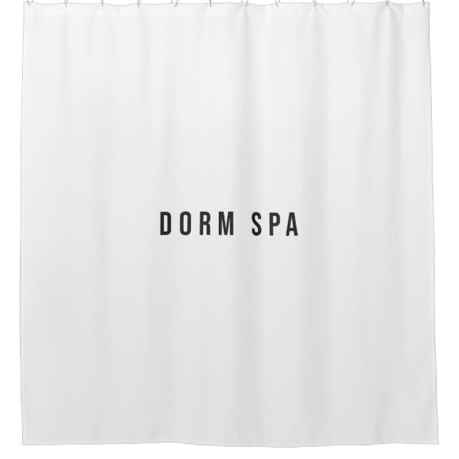 Dorm Spa Shower Curtain Duschvorhang (Vorderseite)