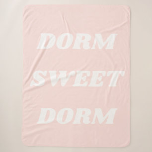 Dorm Sweet Dorm in Blush Sherpadecke