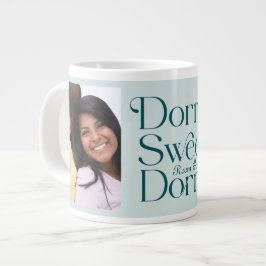 Dorm Sweet Dorm Zwei Foto Aquamarin Jumbo-Tasse