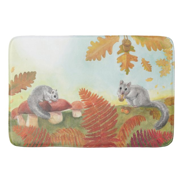 Dormaus Glis in der Natur Badematte (Vorderseite)