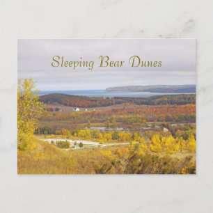 "DORMIR DES DUNES D'OURS" (MICHIGAN) CARTE POSTALE