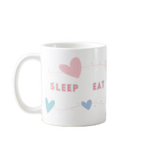 Dormir Manger Lire Répéter La Mug
