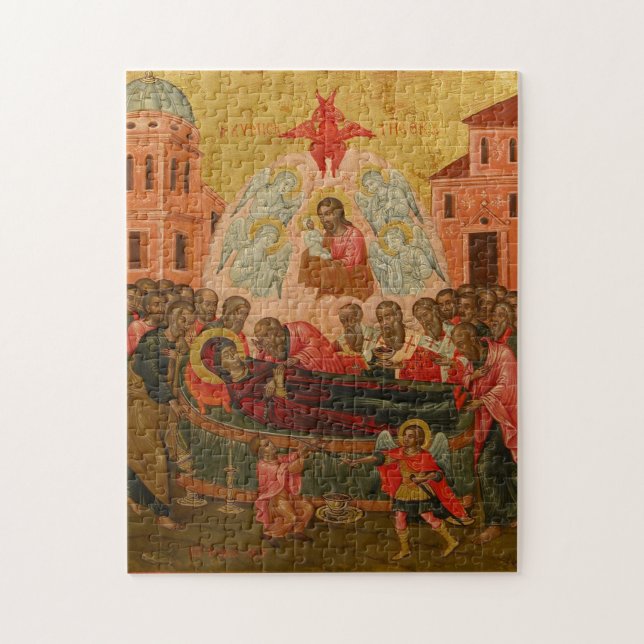 Dormition des orthodoxen Theotokos-Christlichen Ik (Vertikal)