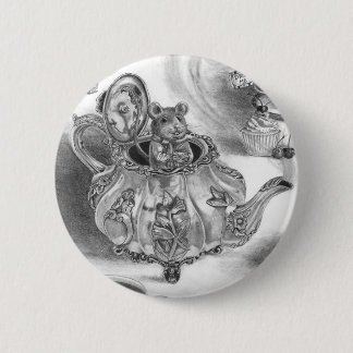 Dormouse-Knopf-Alice im Wunderland-Knopf Button